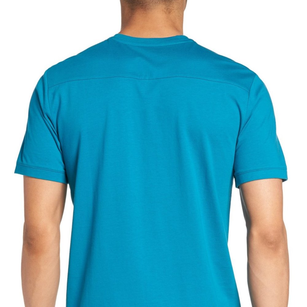 Calibrate Men's TEE Mercerized Cotton Jersey T-SHIRT XL Top NEW Blue LAST ONE! - Picture 3 of 14
